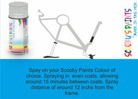 RAL7035-Light grey-400ml Bicycle Paint Frame Code
