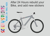 RAL7040-Window grey-400ml Bascoat Bicycle Paint For Respray