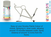 RAL7044-Silk grey-400ml Bicycle Paint Frame Code