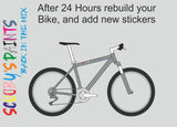 RAL7045-Telegrey 1-400ml Bascoat Bicycle Paint For Respray