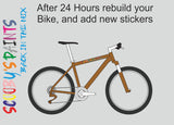 RAL8001-Ochre brown-400ml Bascoat Bicycle Paint For Respray