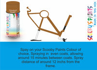 RAL8001-Ochre brown-400ml Bicycle Paint Frame Code