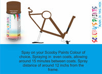 RAL8007-Fawn brown-400ml Bicycle Paint Frame Code