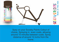 RAL8014-Sepia brown-400ml Bicycle Paint Frame Code