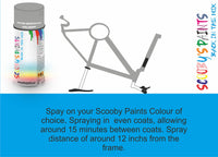 RAL9006-White aluminium-400ml Bicycle Paint Frame Code