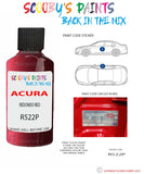 Paint For Acura Rl Redondo Red Code R522P Touch Up Scratch Stone Chip Repair