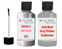 RENAULT Alpine ARGENT MERCURE Silver/Grey KPZ Anti Rust Primer Undercoat