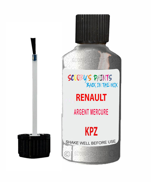 Paint For RENAULT Alpine ARGENT MERCURE Silver/Grey KPZ Touch Up Scratch Stone Chip Kit