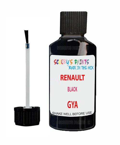 Paint For RENAULT Limo BLACK Black GYA Touch Up Scratch Stone Chip Kit