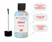Scratch Repair Paint RENAULT Clio RS BLANC IRISE White QNT