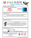 Instructions for Use RENAULT Lodgy BLEU D'AZURITE Blue RPL