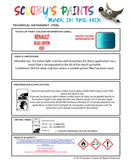 Instructions for Use RENAULT Kangoo BLEU JAPON Blue RQW