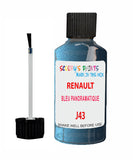 Paint For RENAULT Kangoo BLEU PANORAMATIQUE Blue J43 Touch Up Scratch Stone Chip Kit