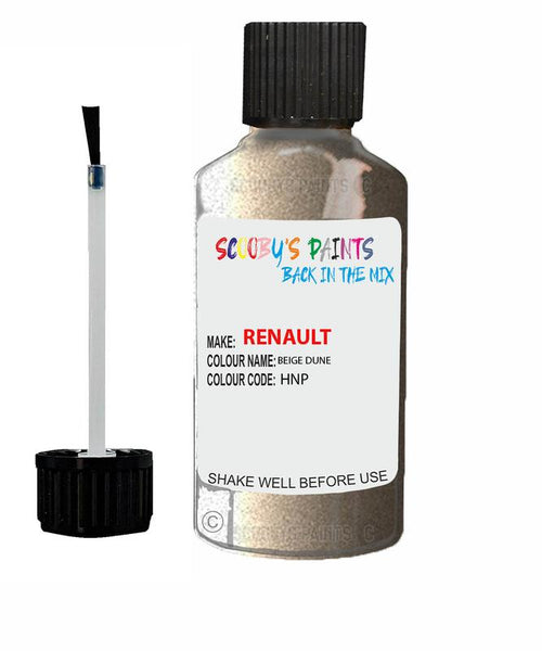 renault scenic beige dune code hnp touch up paint 2012 2019 Scratch Stone Chip Repair 