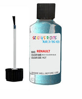 renault clio bleu celadon blue code rqt touch up paint 2017 2019 Scratch Stone Chip Repair 