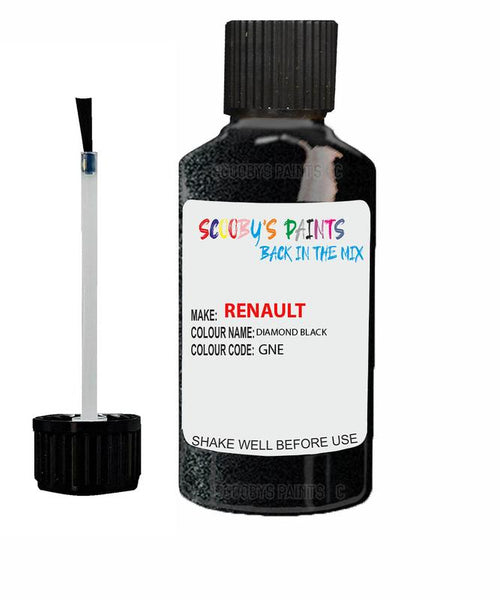 renault scenic diamond black code gne touch up paint 2010 2019 Scratch Stone Chip Repair 