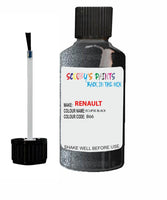 renault fluence eclipse black code b66 touch up paint 2000 2015 Scratch Stone Chip Repair 