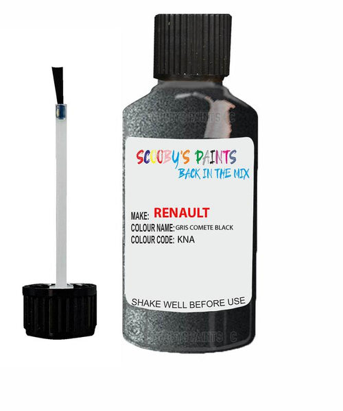 renault clio gris comete black code kna touch up paint 2008 2019 Scratch Stone Chip Repair 