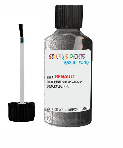 renault captur gris lunaire grey code kpe touch up paint 2014 2019 Scratch Stone Chip Repair 