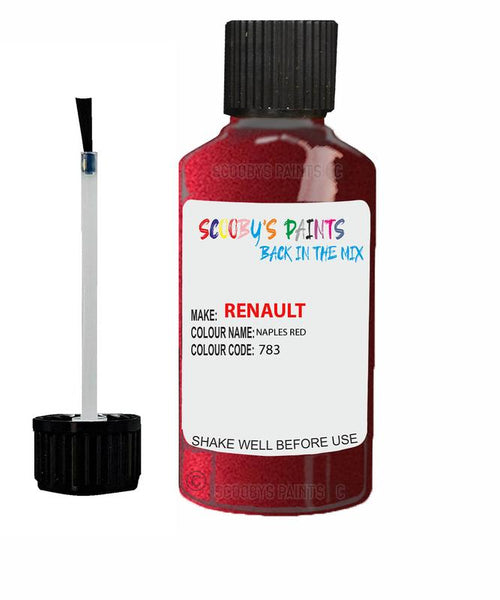 renault laguna naples red code 783 touch up paint 1993 2016 Scratch Stone Chip Repair 
