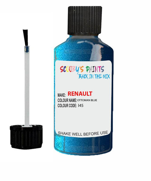 renault scenic ottoman blue code i45 touch up paint 2003 2006 Scratch Stone Chip Repair 
