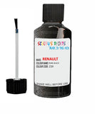 renault modus pearl black code z20 touch up paint 1991 2020 Scratch Stone Chip Repair 
