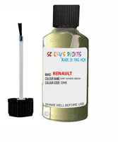 renault scenic vert goyave green code dne touch up paint 2006 2008 Scratch Stone Chip Repair 