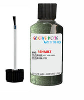 renault kangoo vert jade green code dpj touch up paint 2014 2017 Scratch Stone Chip Repair 