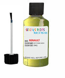 renault megane vert pomme green code dnq touch up paint 2008 2011 Scratch Stone Chip Repair 