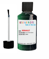 renault scenic vert vetiver green code dnh touch up paint 2007 2011 Scratch Stone Chip Repair 