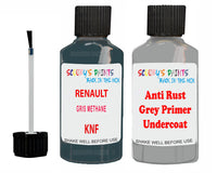 RENAULT Kangoo GRIS METHANE Silver/Grey KNF Anti Rust Primer Undercoat