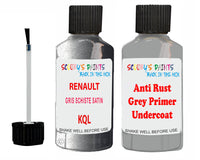 RENAULT AUSTRAL GRIS SCHISTE SATIN Silver/Grey KQL Anti Rust Primer Undercoat