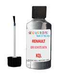 Paint For RENAULT AUSTRAL GRIS SCHISTE SATIN Silver/Grey KQL Touch Up Scratch Stone Chip Kit