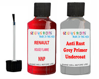 RENAULT Austral ROUGE FLAMME Red NNP Anti Rust Primer Undercoat