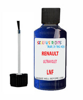 Paint For RENAULT MEGANE COUPE ULTRAVIOLET Purple/Violet LNF Touch Up Scratch Stone Chip Kit