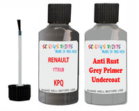 RENAULT Zoe YTTRIUM Silver/Grey KPQ Anti Rust Primer Undercoat
