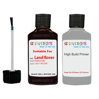land rover range rover rossello red code 2205 1ax cbr touch up paint With anti rust primer undercoat