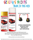 renault megane jaune sirius ii yellow env aerosol spray paint and lacquer 2011 2019