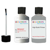 renault megane gris iceberg silver grey code 640 touch up paint 1990 2011 Primer undercoat anti rust protection