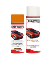 renault clio orange ponts et chaussees 379 aerosol spray paint and lacquer 1990 2019Body repair basecoat dent colour