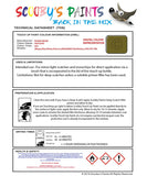 austin rover avocado metro hcf Scratch score repair paint