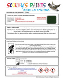 austin rover brooklands green metro hae Scratch score repair paint