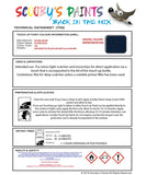 austin rover eclipse blue 100 metro jse Scratch score repair paint