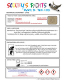 austin rover el paso beige 3500 bg17 Scratch score repair paint