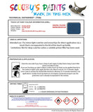 austin rover electric blue 800 series jsa Scratch score repair paint