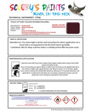austin rover embassy maroon a60 cambridge rd21 Scratch score repair paint