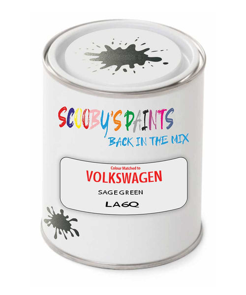 spray gun 2 pack paint Volkswagen Sage Green Code: La6Q