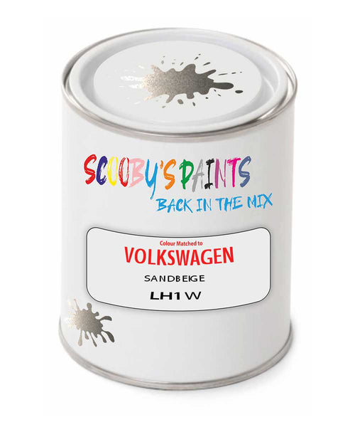 spray gun 2 pack paint Volkswagen Sandbeige Code: Lh1W