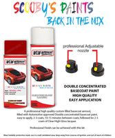 vauxhall mokka x absolute red aerosol spray car paint clear lacquer gg2 497b