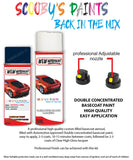 vauxhall mokka x aegean blue aerosol spray car paint clear lacquer 23a 493c g7i